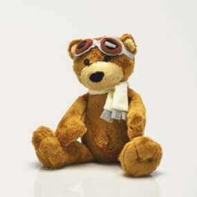 Ursinho de Peluche Aviador